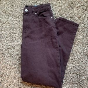 Dark brown H&M jeans size 4